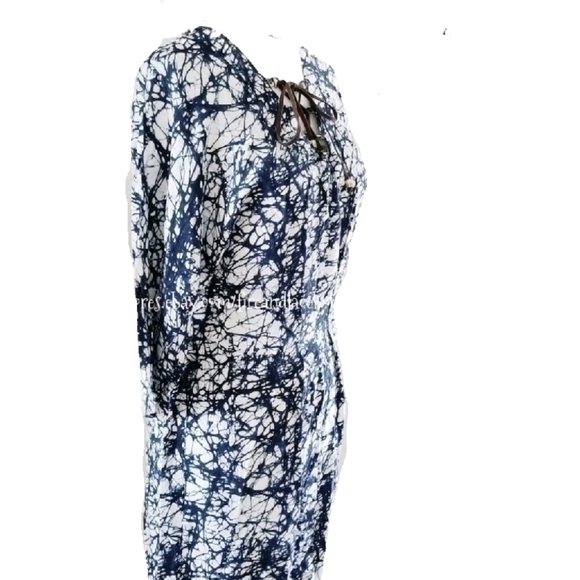 MICHAEL BY MICHAEL KORS TWIST DYE DRESS SZ M - Picture 5 of 9